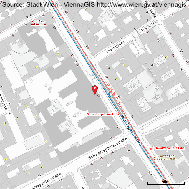 Map of Vienna Venue